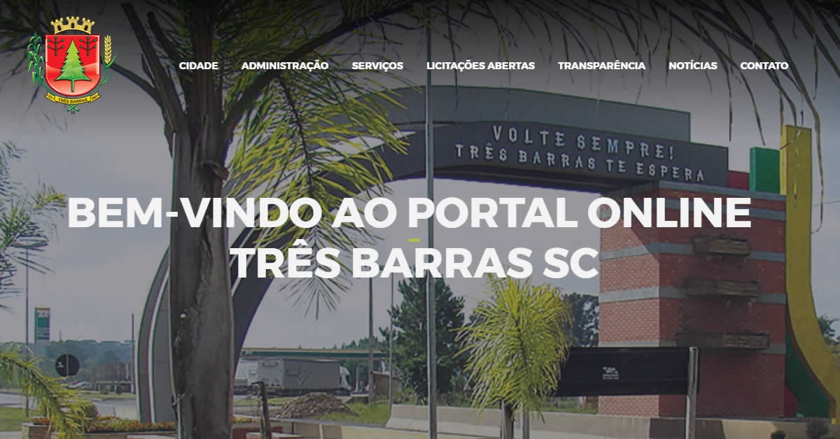 Prefeitura de Três Barras lança novo portal online