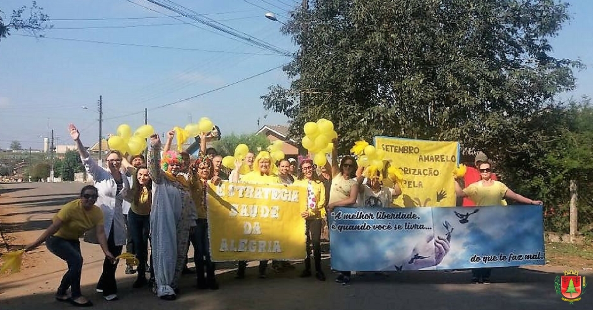 CAPS e UBS Ailton Mendes promovem caminhada contra o suicídio