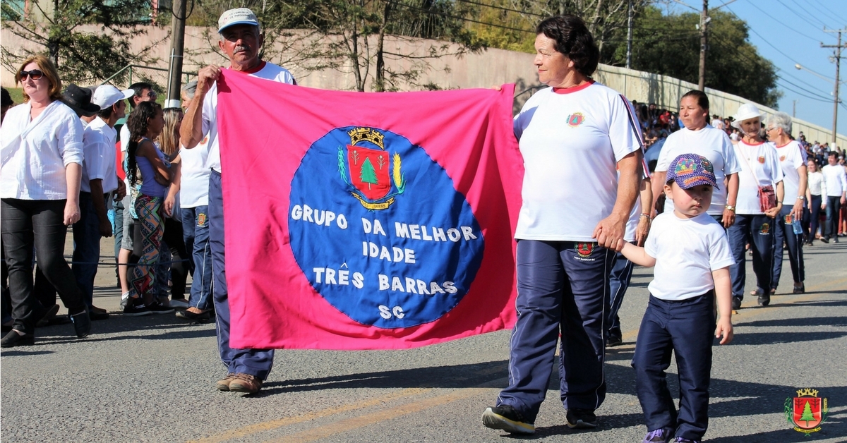 Desfiles cívicos marcam o 7 de setembro em Três Barras