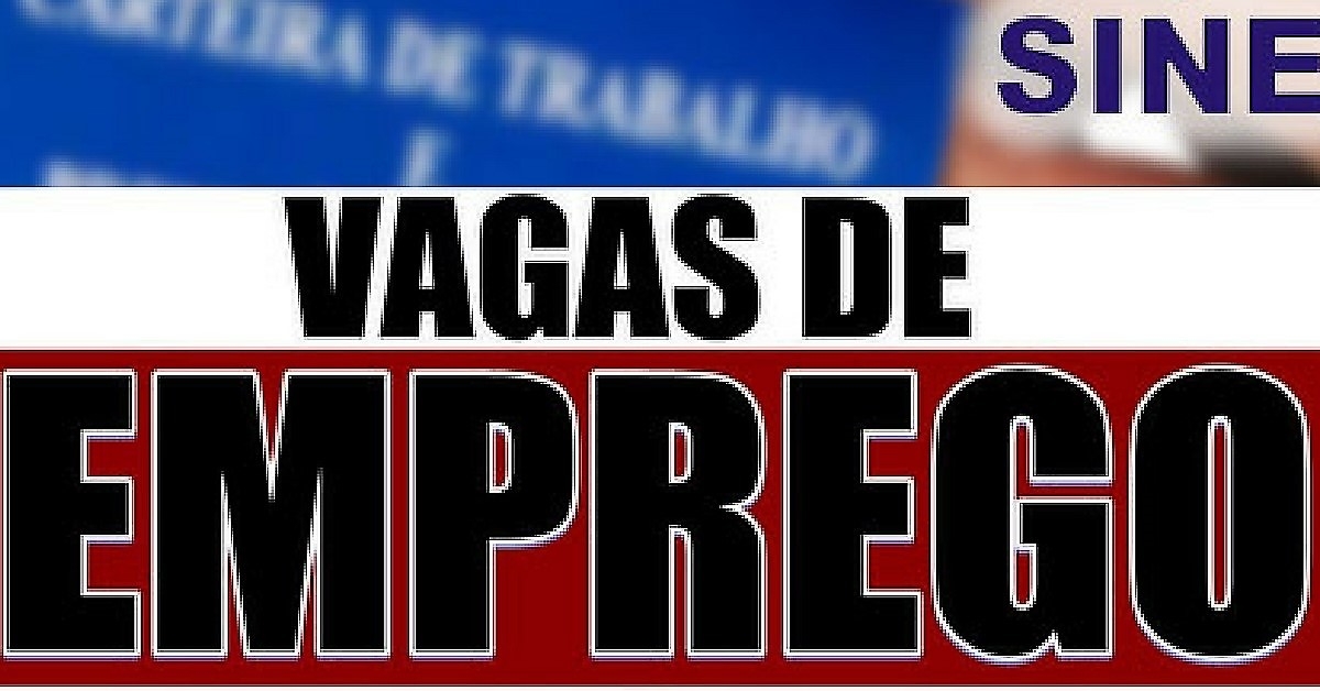 Há 14 vagas de emprego no Sine Municipal