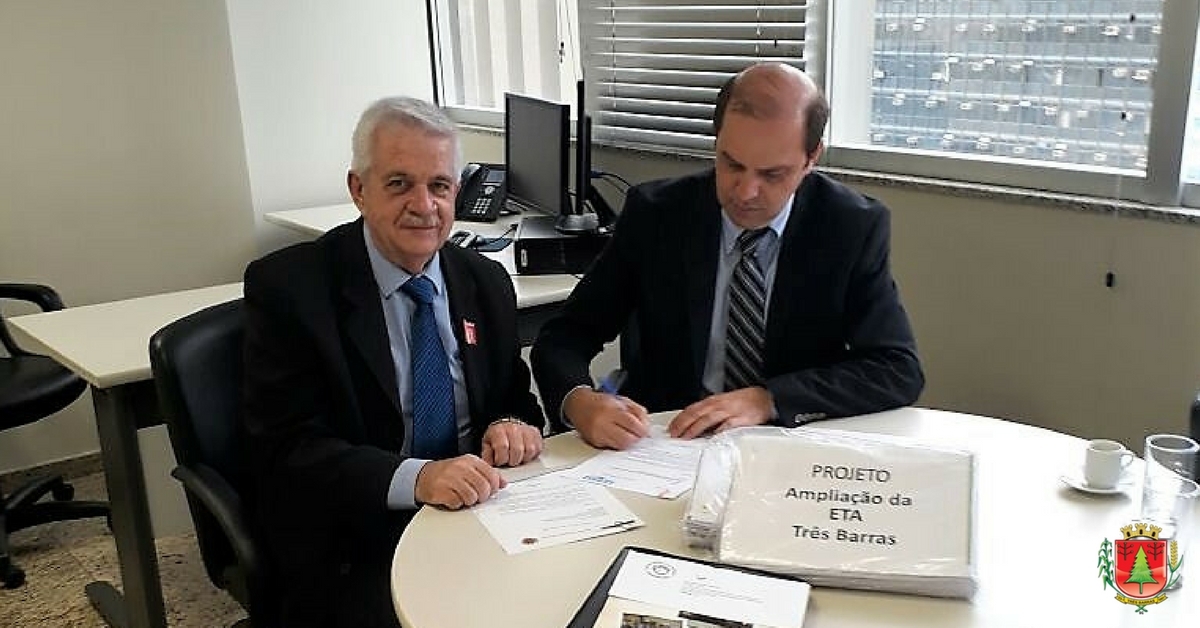 Diretor do Samasa protocola pedido de recursos para ampliação da ETA