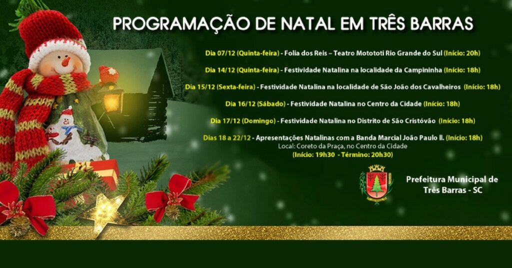 Natal terá shows e distribuição de presentes para mais de 5,8 mil crianças