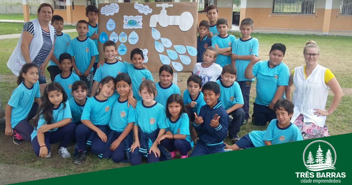 Dia Mundial da Água é comemorado com atividades nas escolas municipais