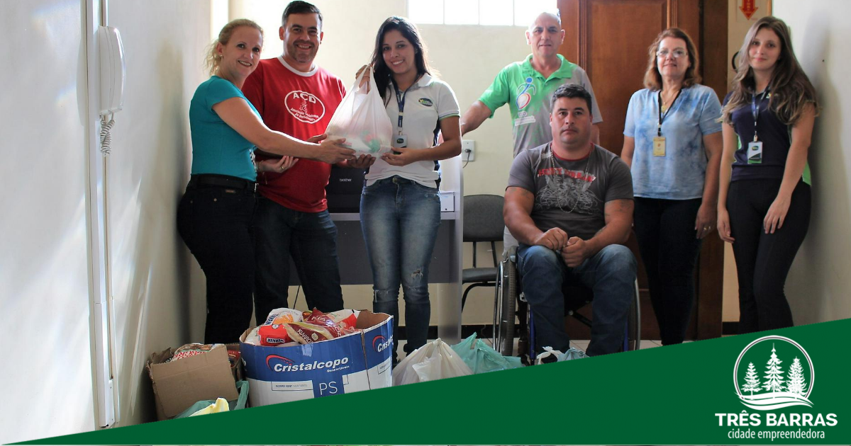 Solidariedade: ação garante 100 quilos de alimentos não perecíveis à ACD