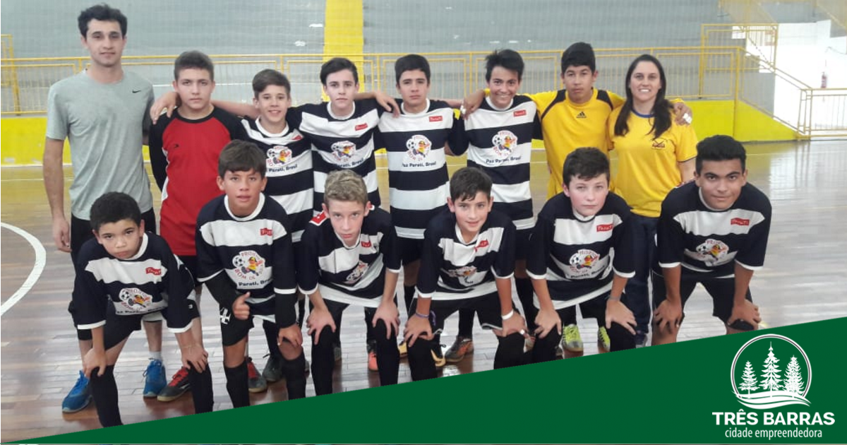 Futsal: Guita e Colombo se classificam a etapa microrregional dos JESC 12 a 14 anos