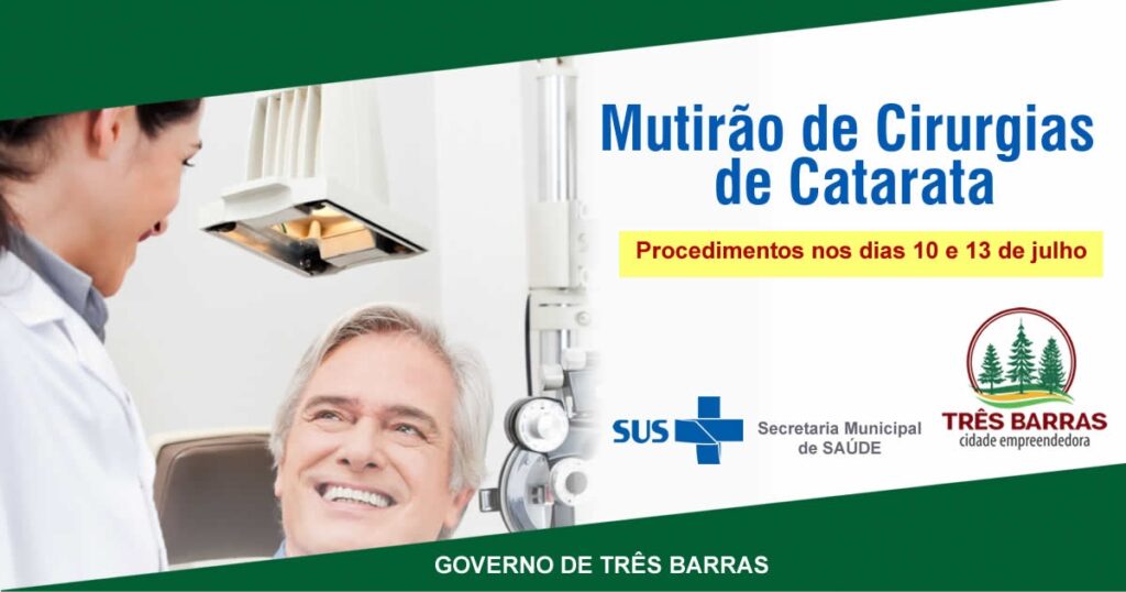 Mais 15 pacientes serão atendidos pelo Mutirão de Cirurgias de Catarata