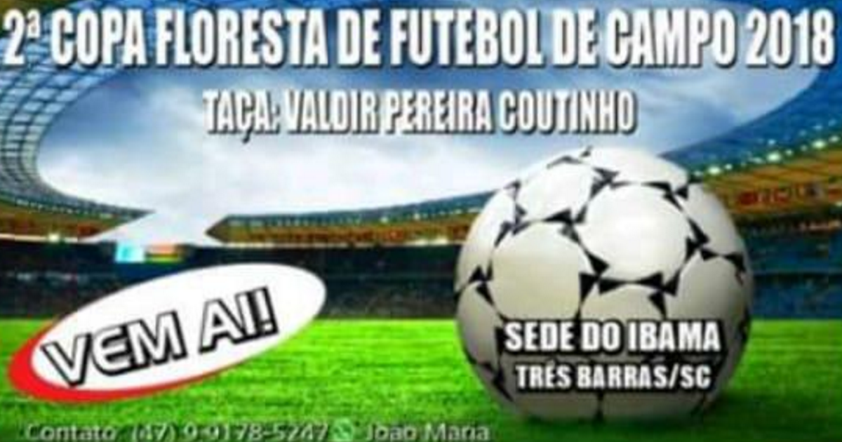 Definida a tabela da 2ª Copa Floresta de Futebol