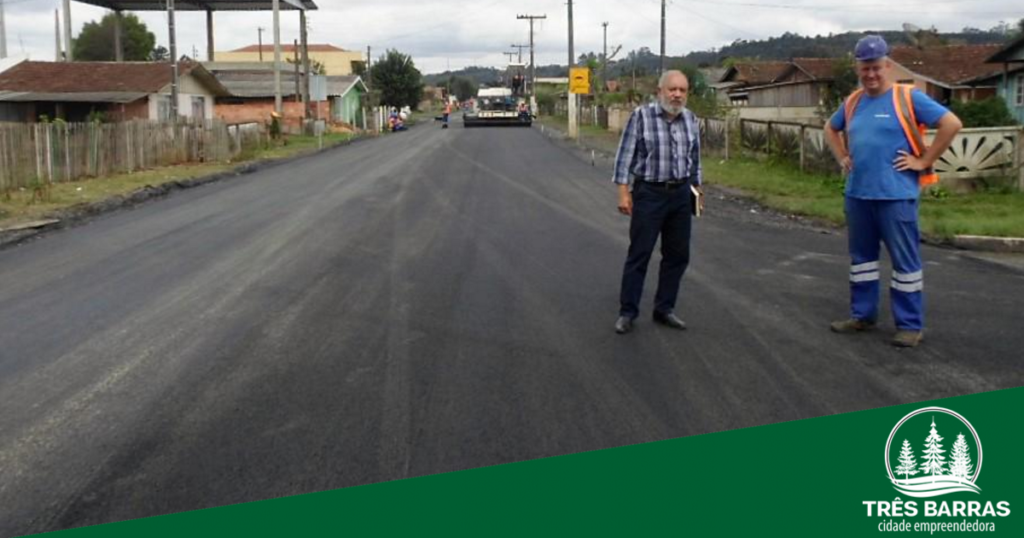 Finalizado o asfaltamento da Rua 10 de Julho, no distrito de São Cristóvão