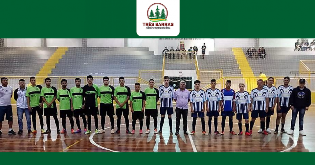 Municipal de Futsal começa com 24 gols nas categorias Infantil e Livre