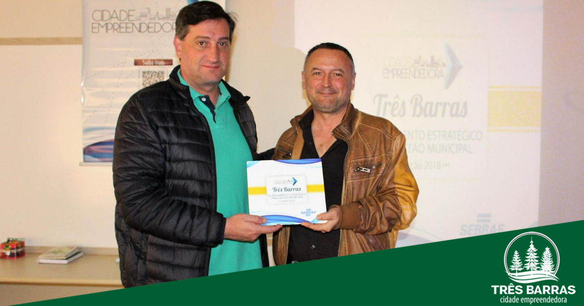 Sebrae/SC oficializa entrega do PEGEM à prefeitura de Três Barras