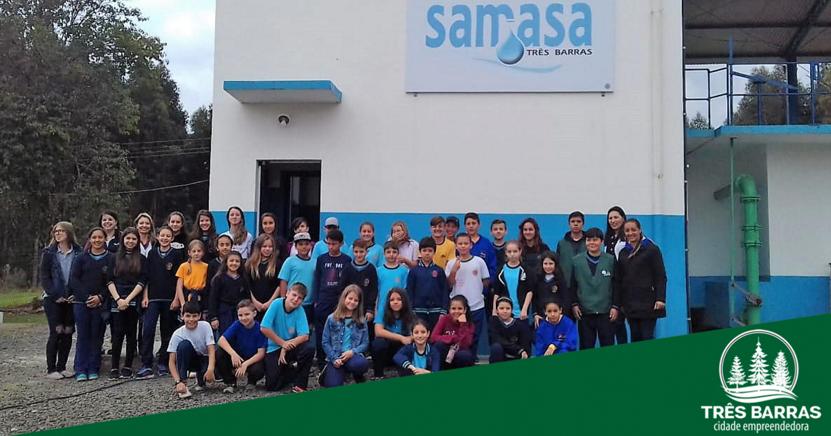 Visitas guiadas na ETA do Samasa tiveram sequência com alunos de mais duas escolas