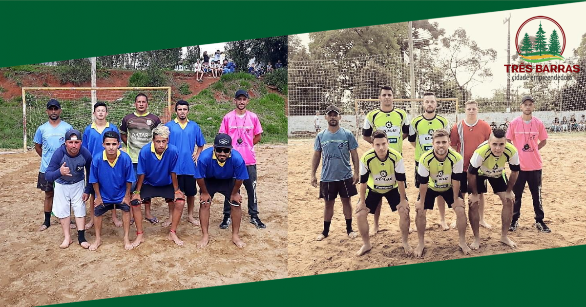 Baixada B e Dexaqueuxuto fazem a final do Futebol de Areia em Três Barras
