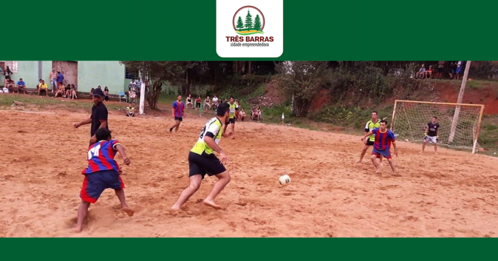 Futebol de Areia já conhece os times semifinalistas em Três Barras