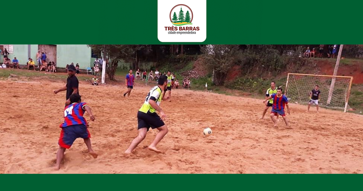 Futebol de Areia já conhece os times semifinalistas em Três Barras