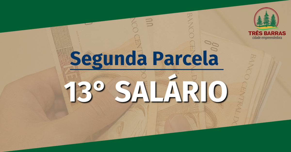 Segunda parcela do 13° salário foi paga nesta segunda-feira