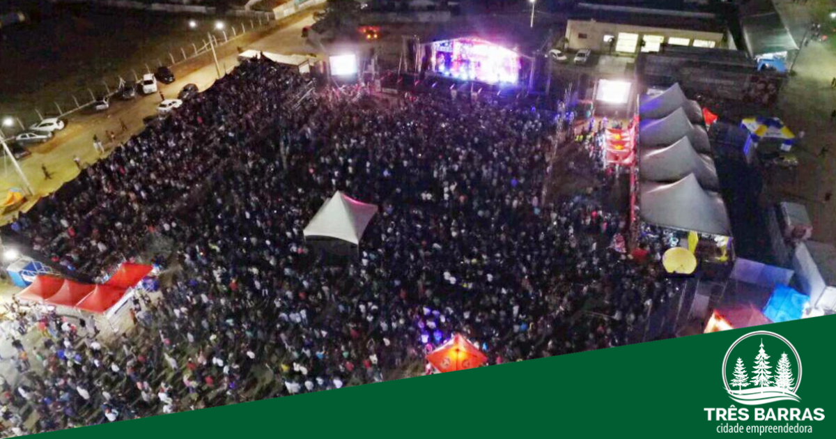 Shows nacionais e rodeio country serão atrações da Expo Três Barras 2019