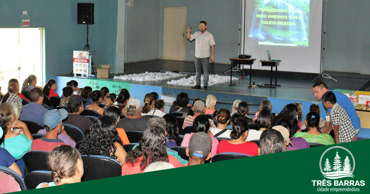 Tema “Reciclagem” fecha o ciclo de palestras com beneficiários de programas sociais