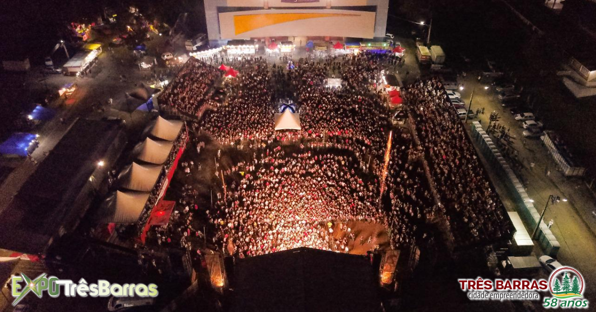 Show de Fernando e Sorocaba atrai multidão a Expo Três Barras