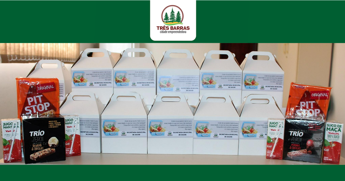 Governo de Três Barras oferece lanche para pacientes que realizam tratamento fora do domicílio