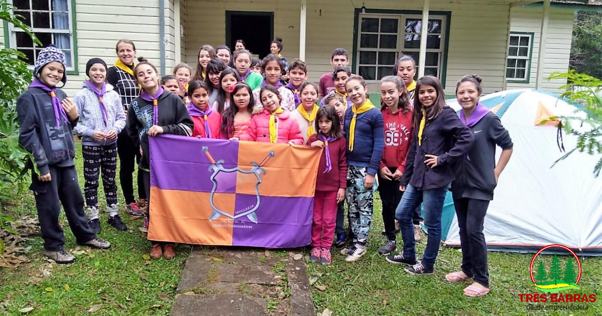 Atividades marcam o primeiro aniversário do Clube de Desbravadores Vanguarda de Três Barras