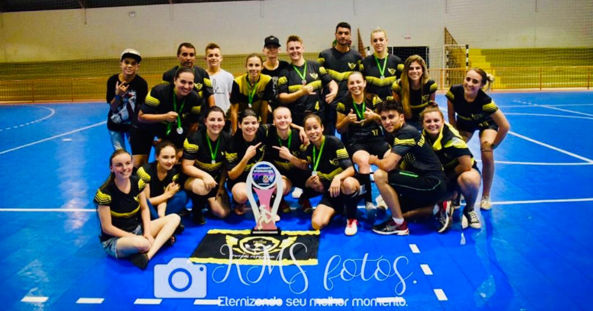 Tróia é vice-campeã do Intermunicipal de Futsal Feminino de Canoinhas