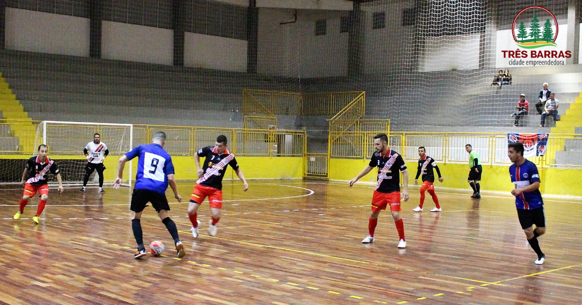 Inscrições abertas para o Campeonato Municipal de Futsal de Três Barras 2019