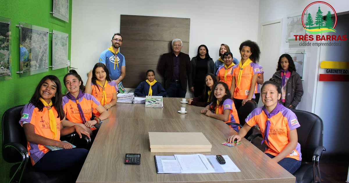 Shimoguiri recebe visita de integrantes do Clube dos Desbravadores Vanguarda
