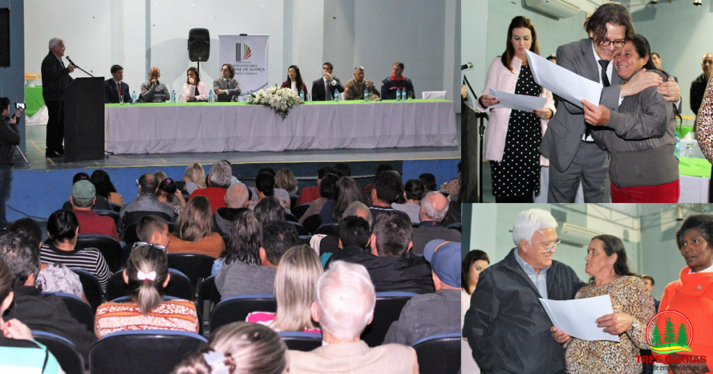 186 famílias recebem títulos de propriedade pelo programa Lar Legal em Três Barras
