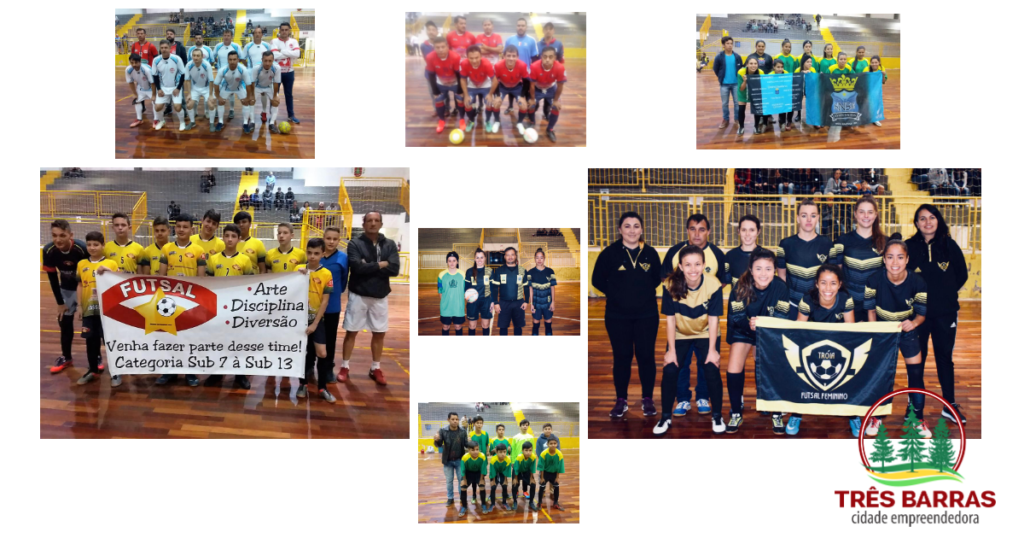 Futsal: 13 gols marcados na rodada inaugural nas categorias Infantil, Feminino e Veteranos