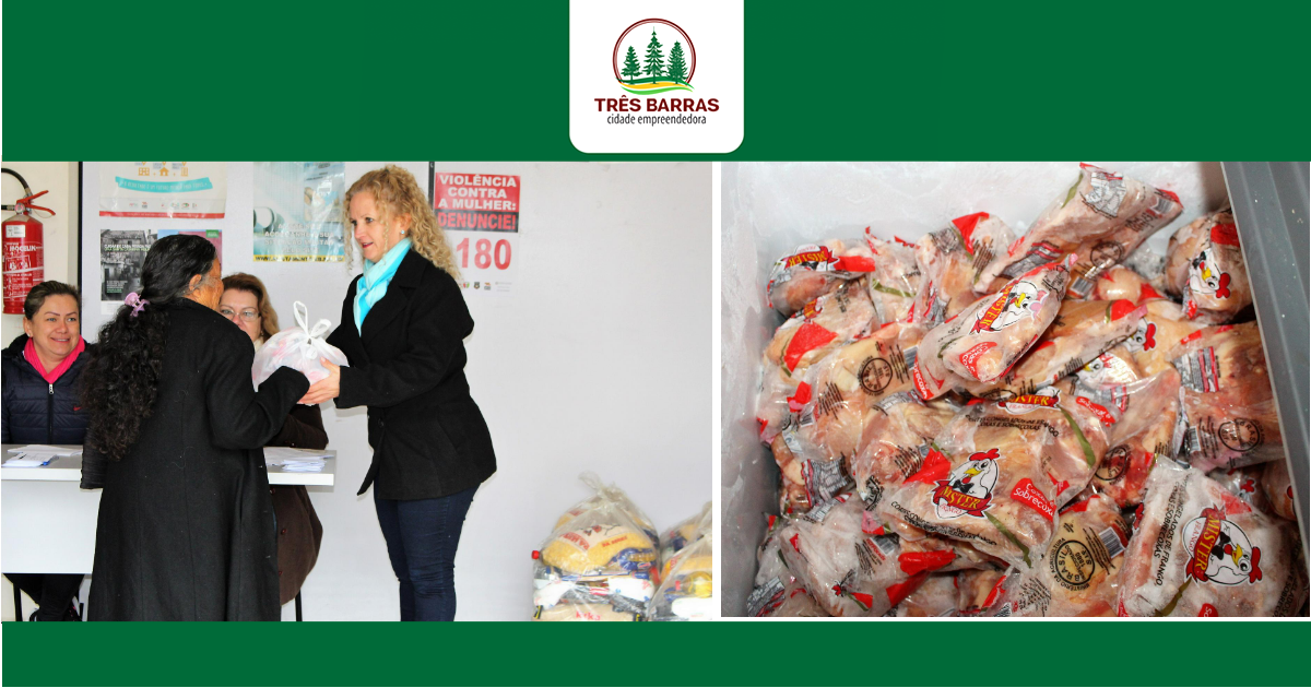 Beneficiários passam a receber quatro quilos de carne de frango nos sacolões
