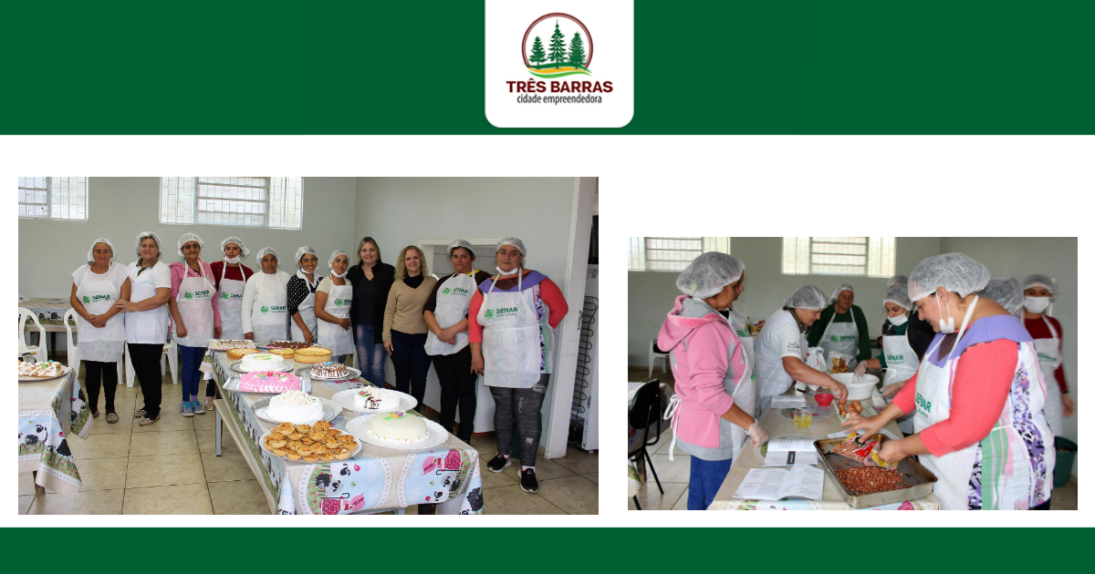 Curso de Panificação e Confeitaria reúne mulheres assistidas pelo Serviço de Convivência e PAIF