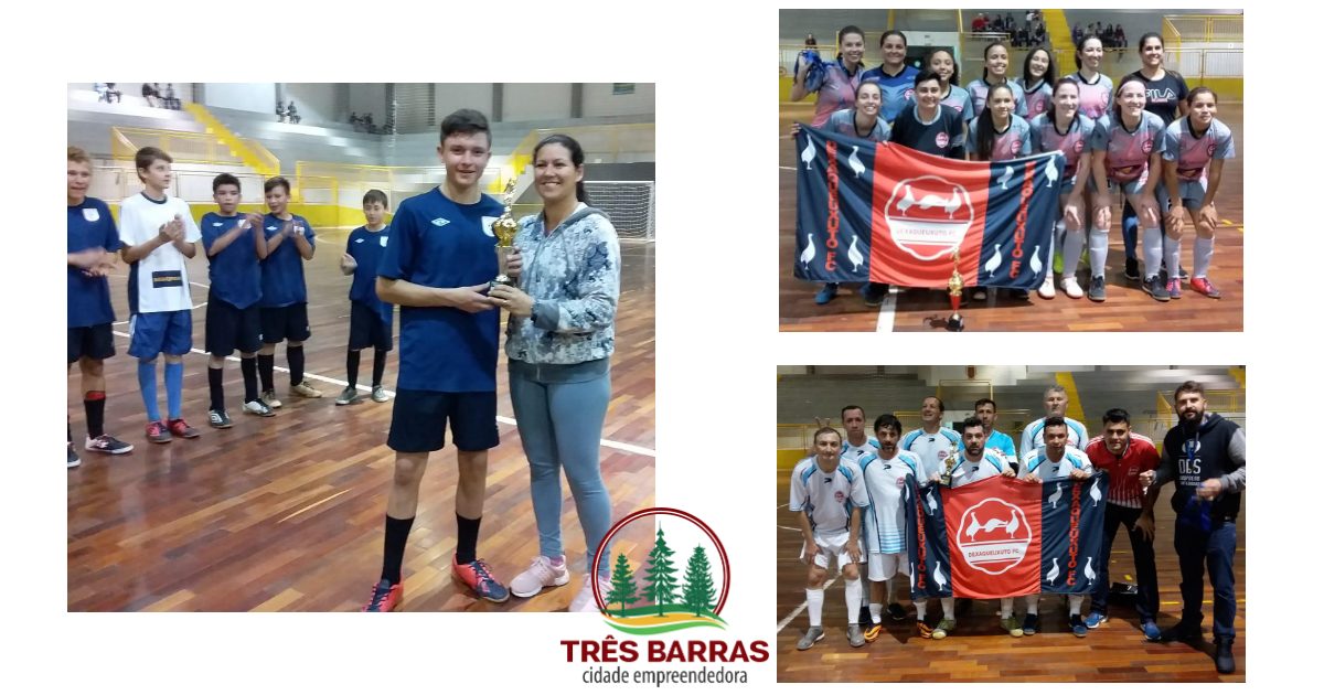 Definidos os 3° lugares no Futsal Infantil, Livre Feminino e Veteranos; Finais acontecem na terça-feira