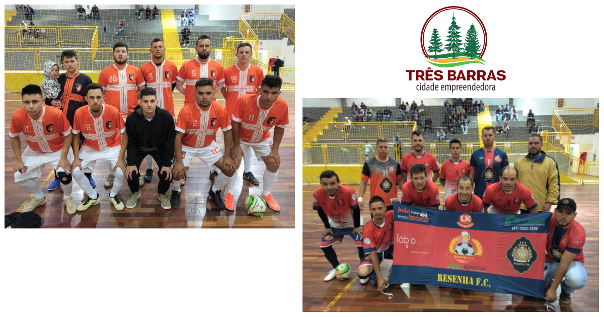 Los Hermanos – I e Resenha FC decidem o Futsal Livre Masculino em Três Barras