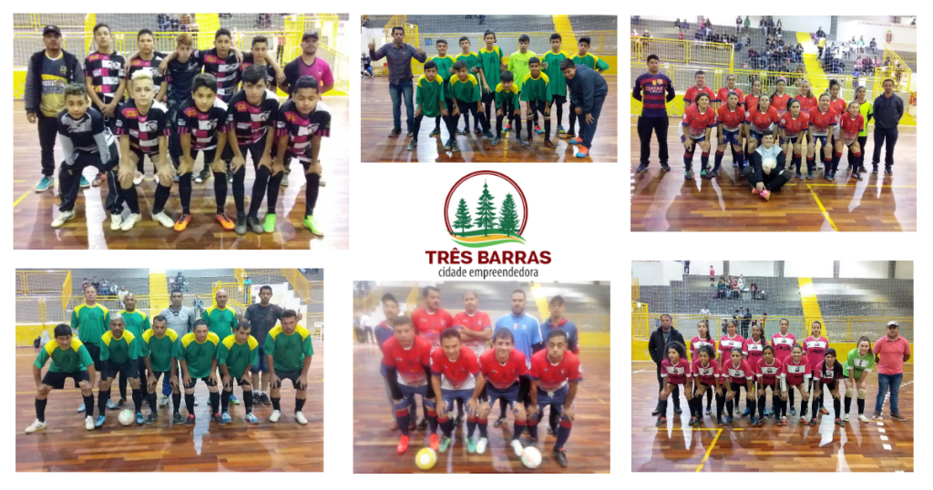 Média de sete gols por partida pela terceira rodada do Futsal Infantil, Feminino e Veteranos