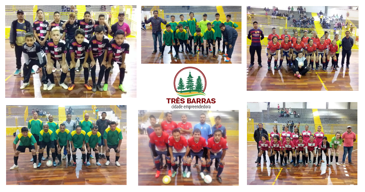 Média de sete gols por partida pela terceira rodada do Futsal Infantil, Feminino e Veteranos