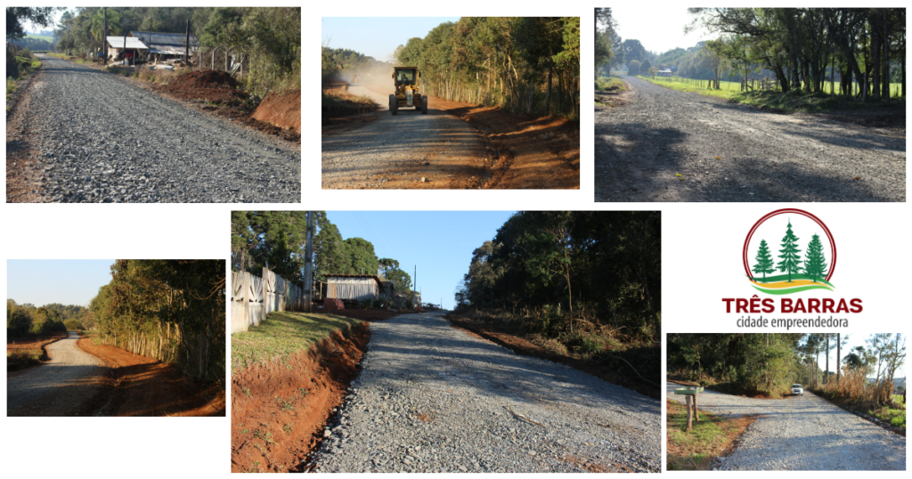 Secretaria de Viação e Obras realiza reparos em estradas do interior de Três Barras