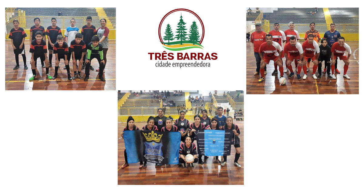 Time da Professora Carla, Só Nós Sem Eles e Olaria vencem pela quarta rodada do Futsal Infantil, Feminino e Veteranos