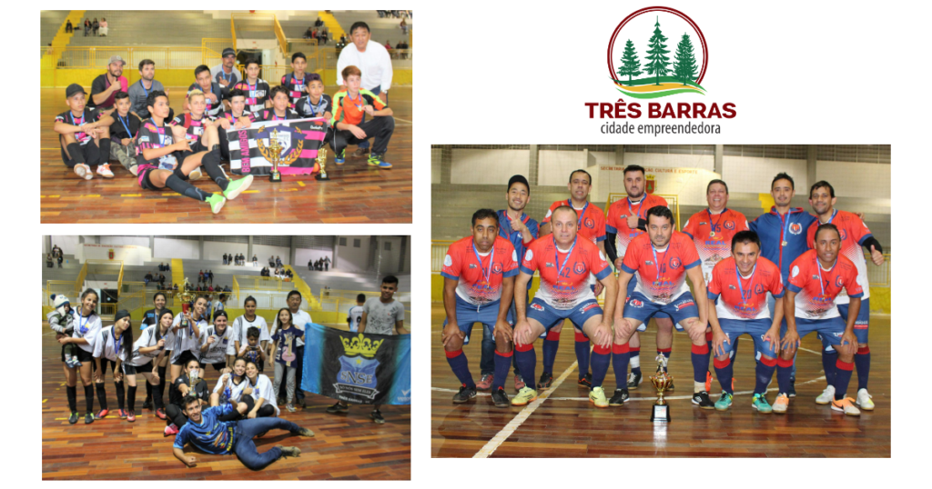 Bem Amigos vence no Infantil; Só Nós Sem Eles é campeã no Feminino e União Três Barras na categoria Veteranos