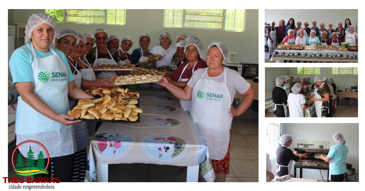 Curso de pães, biscoitos e salgados reúne mulheres assistidas pelo Serviço de Convivência e PAIF
