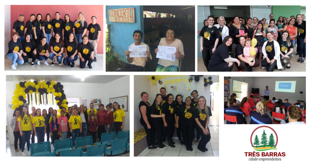 Equipes de saúde promoveram ações alusivas à campanha nacional Setembro Amarelo