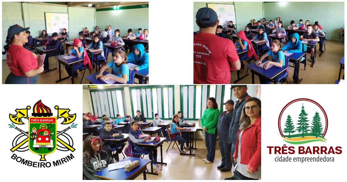 Projeto Bombeiro Mirim inicia para 110 estudantes da EBM João Pacheco de Miranda Lima (Caic)