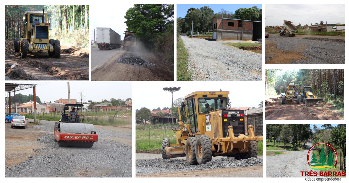 Secretaria de Viação e Obras realiza reparos em estradas do interior e manutenção em bairro da cidade