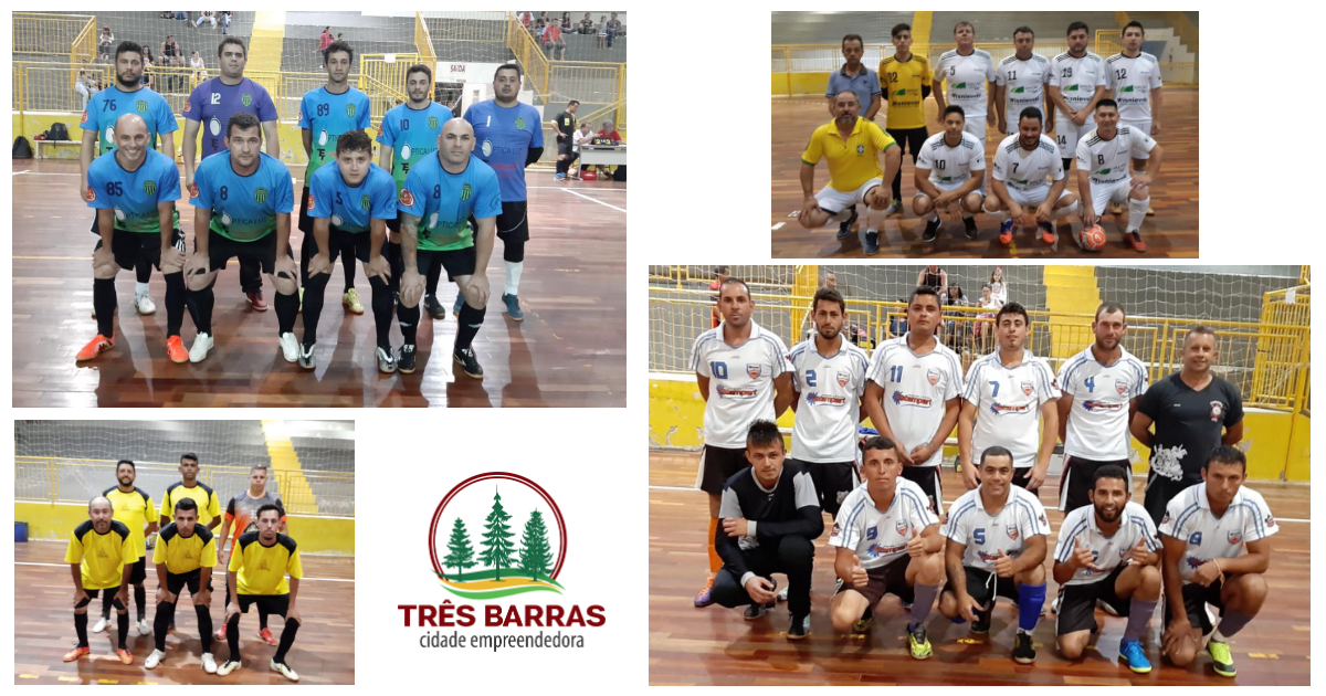 Definidos os times semifinalistas do Campeonato de Futsal Interno da Prefeitura de Três Barras