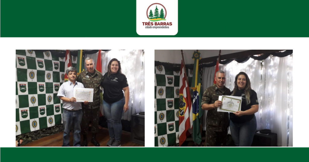 JSM de Três Barras recebe certificado por realização de cerimonial centralizado de dispensa militar