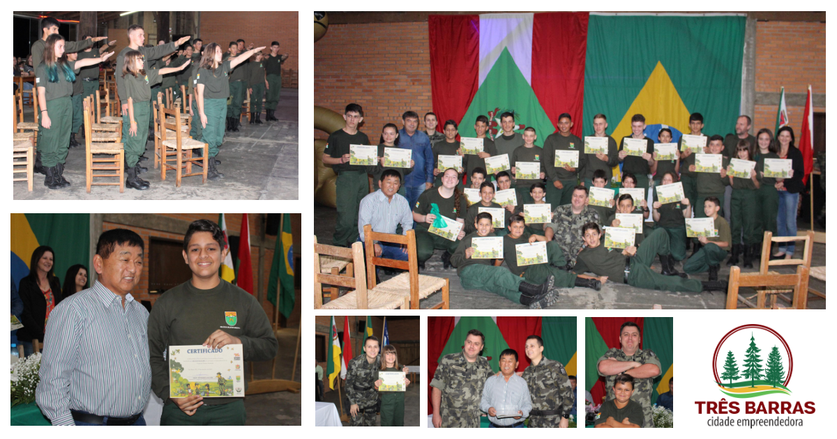 Polícia Militar Ambiental e Prefeitura formam a 3ª turma de protetores ambientais em Três Barras