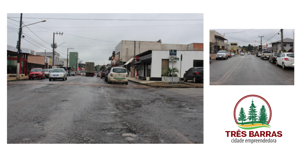 Prefeitura de Três Barras lança edital para a revitalização de trecho da Avenida Rigesa