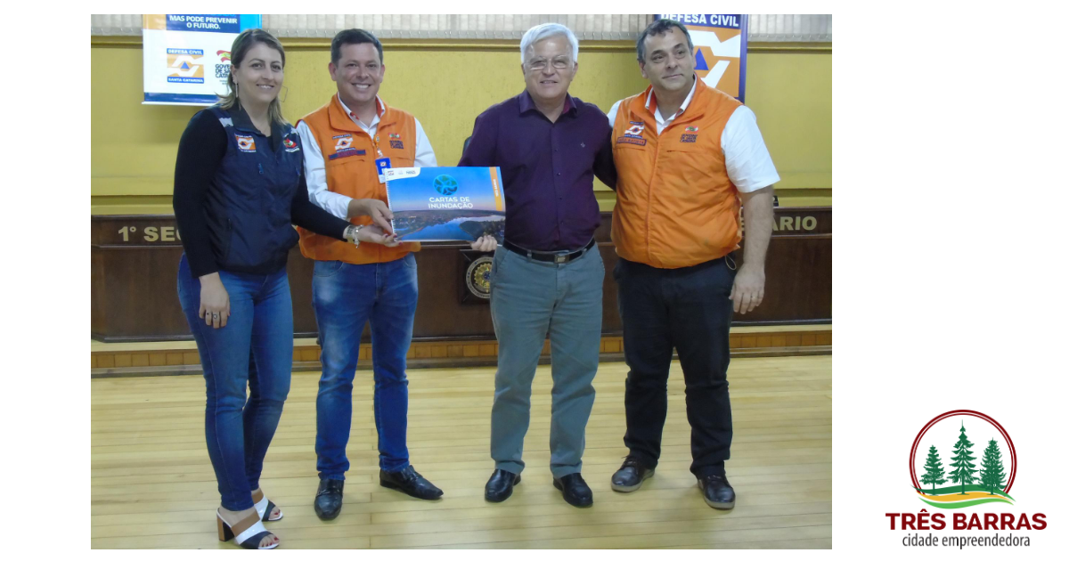 Três Barras é um dos Municípios catarinenses contemplados com a Carta de Inundação e Sistemas de Previsão de Eventos Hidrológicos