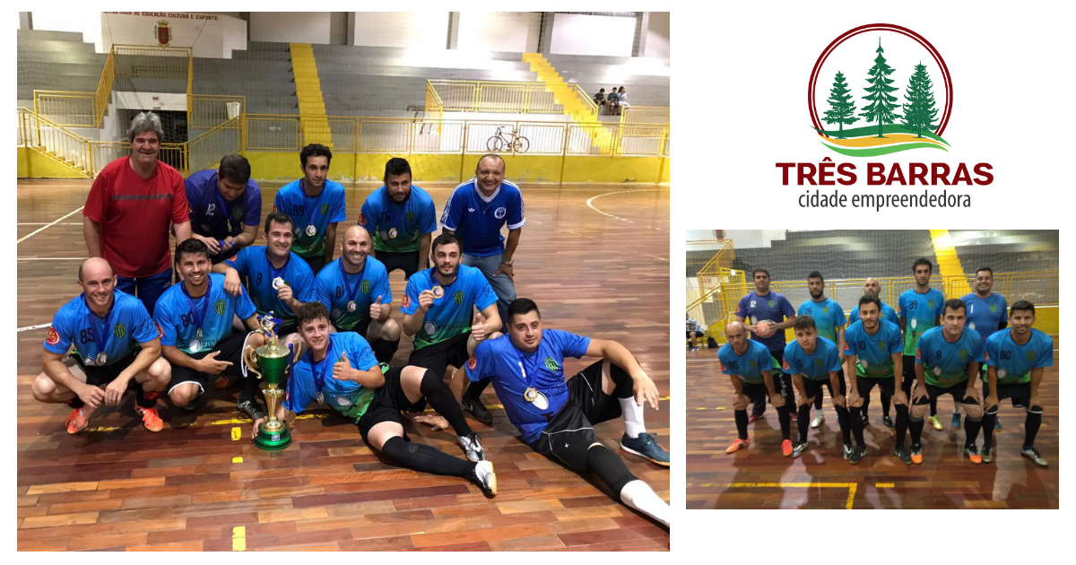 Caic Educação conquista o Campeonato Interno de Futsal da Prefeitura de Três Barras