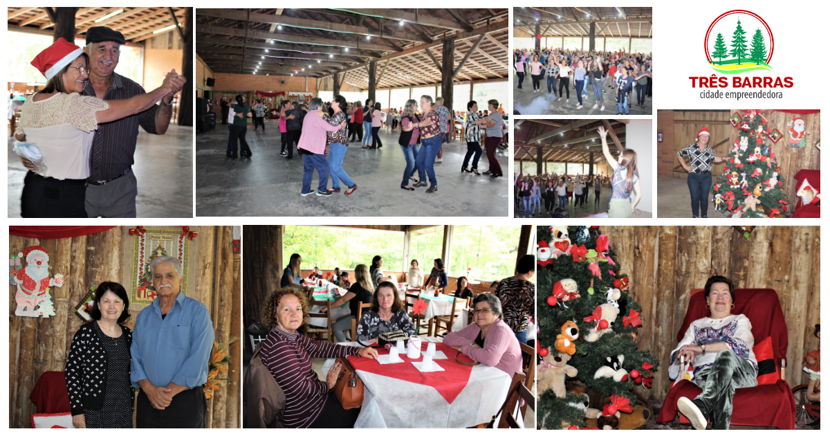Grupos da Melhor Idade e Clube de Mães participam de confraternização em Três Barras
