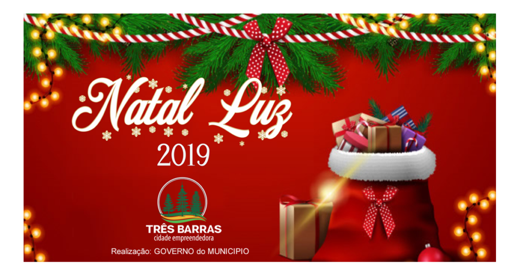 Natal Luz deste ano vai presentear 5,5 mil crianças em Três Barras